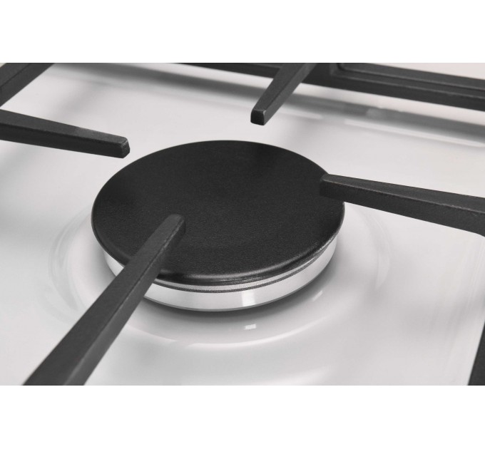 Плита ARDESTO комби Elegance, 72л, 60x60см, чугун, подсветка, форсунки LPG (подключение газового баллона), белый