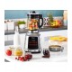 Блендер Tefal стаціонарний Ultrablend Vacuum Boost 1300Вт, чаша-2500мл, вакуумний, доп чаша 1400, сріблясто-чорний