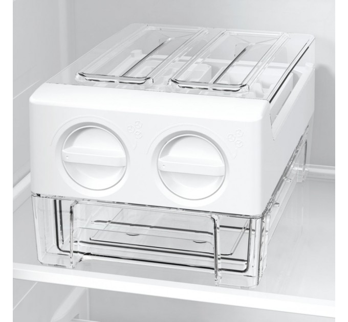 Холодильник SBS Gorenje, 179х67х92см, 2 дв., 356(191)л, А++, NF+, Инв. , Зона св-ти, Внешн.диспл, матовый серый