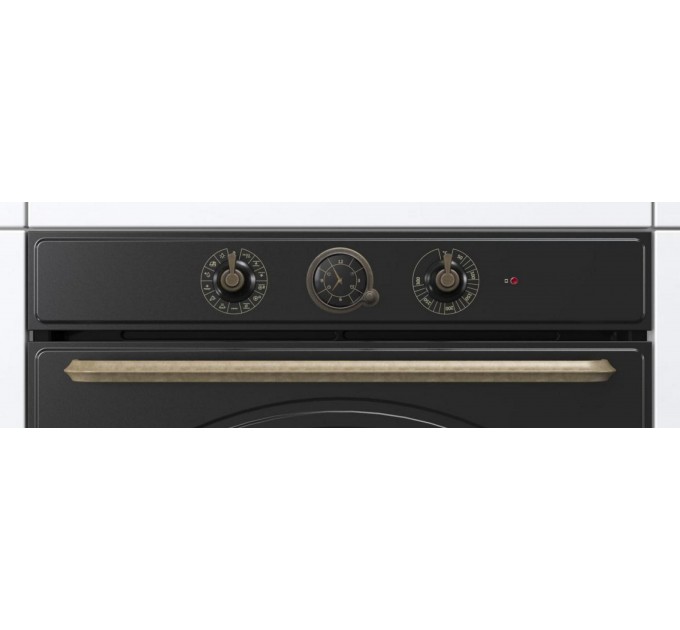 Духовой шкаф Gorenje электрический, 77л, A+, пар, дисплей, черный матовый