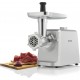 М'ясорубка Gorenje, 2500Вт, 2.4кг/хв, 3 решітки, насадка для ковбас, кеббе, томатів, 3 терки, пластик/метал, білий