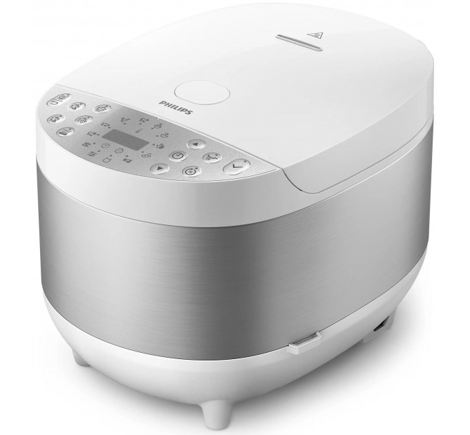 Мультиварка Philips All-in-One, 980Вт, чаша-5л, электронное управл., пластик, белый