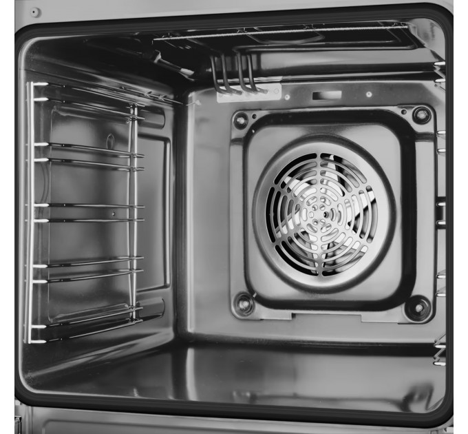 Плита Hansa комбінована, 65л, 50x60см, дисплей, конвекція, чавун, чорний