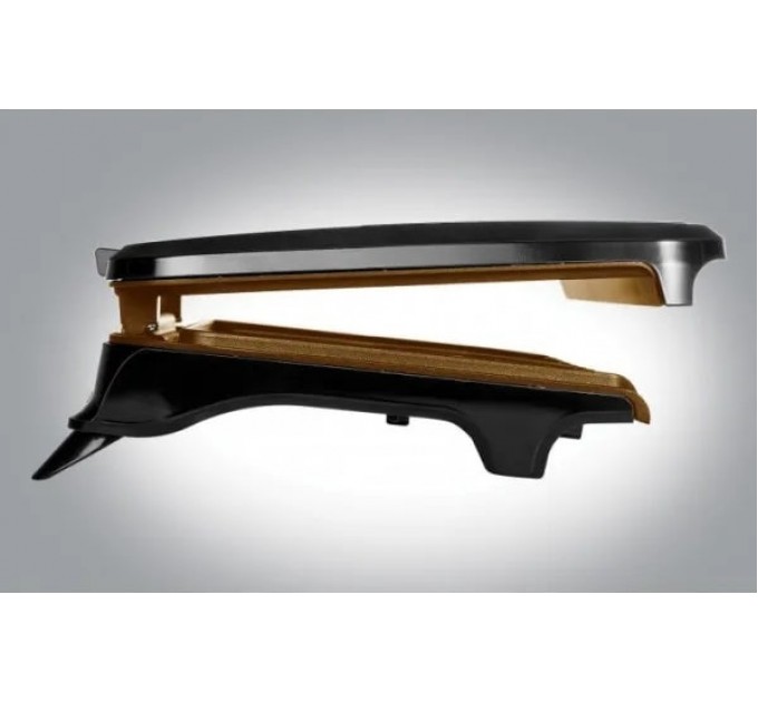 Гриль George Foreman прижимной Fit Grill Copper Medium 1630Вт, темп. режимов-1, пластик, черный