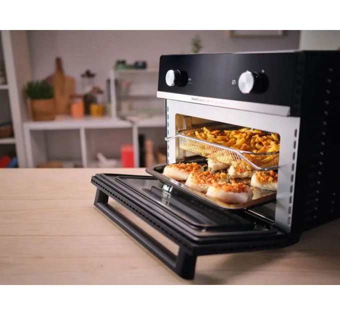 Мультипечь Tefal Easy Fry Oven Multifunctional, 1800Вт, механ. управл., пластик, черный
