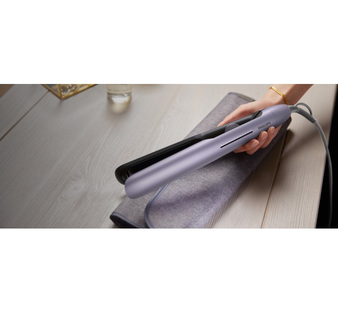 Випрямляч Philips 7000 Series, темп.режимів-12, 120-230С, пластини з аргановою олією, чохол, кераміка, фіолетовий