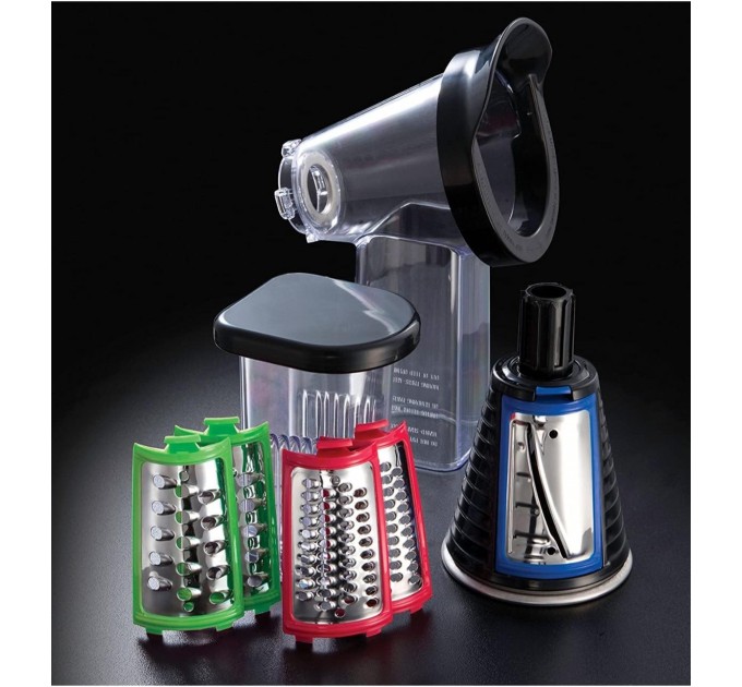 Мультирезка Russell Hobbs Desire Slice&Go, 200Вт, 3 насадки, корпус-пластик, крассный