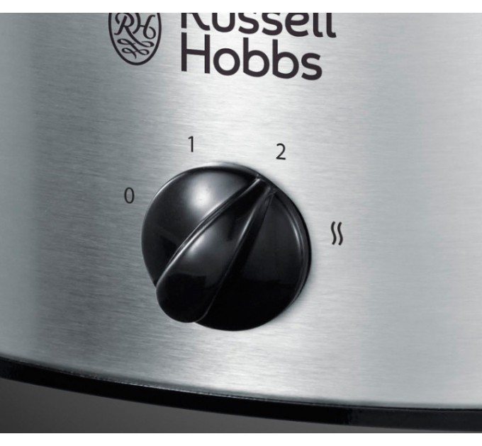 Повільноварка Russell Hobbs Cook&Home, 160Вт, чаша-3.5л, механічне керув., метал/пластик, чорний