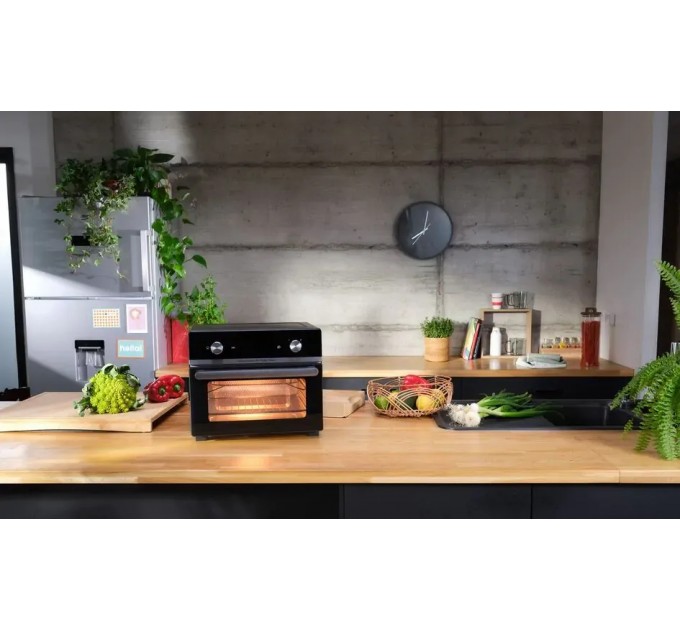 Мультипечь Tefal Easy Fry Oven Multifunctional, 1800Вт, механ. управл., пластик, черный