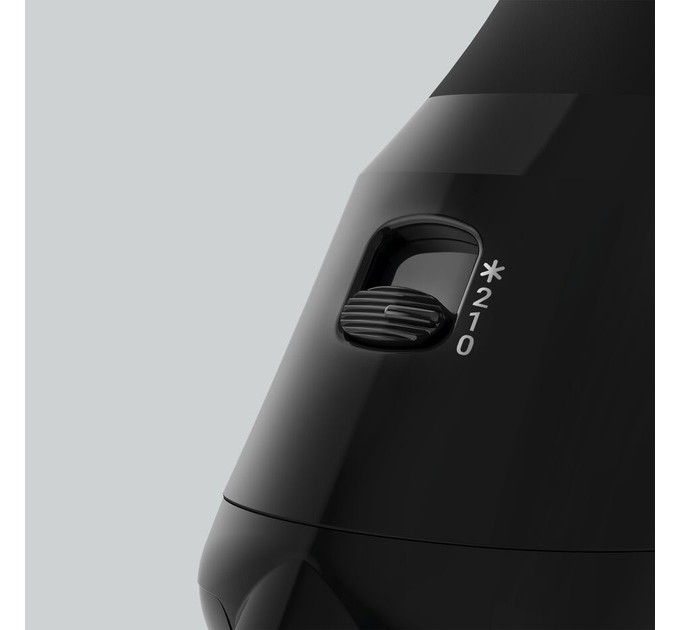 Фен-щетка Rowenta Renewal Brush Active, 1000Вт, режимов-3, иониз-я, хол. обдув, вращ. насадка, 2 насадки, керамика, черный