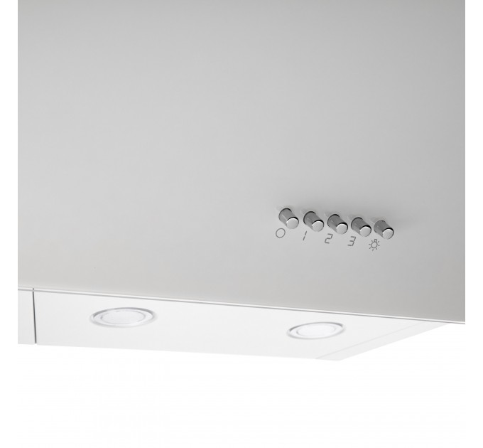 Вытяжка ARDESTO наклонная, 60см, 900м3ч, стекло, 2х1Вт LED, кнопочное, белый