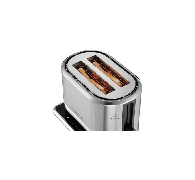 Тостер Russell Hobbs Attentiv 2 Slice 1500Вт, підігрів, розморожування, метал