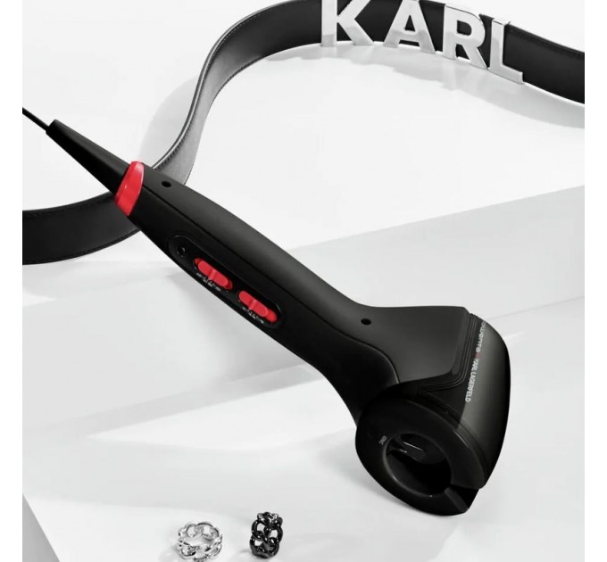 Стайлер Rowenta x Karl Lagerfeld So Curls, автоматический, темп.режимов-3, 170C–230С, ионизация, турмалин, черный