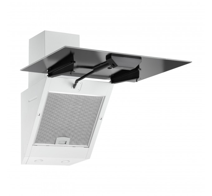 Вытяжка ARDESTO наклонная, 60см, 900м3ч, стекло, 2х1Вт LED, кнопочное, белый