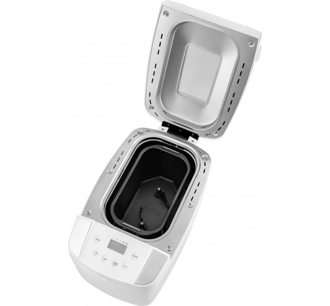 Хлебопечка Sencor 800Вт, программ-12, макс.вес -1.2кг, форма прямоугольник, пластик, белый