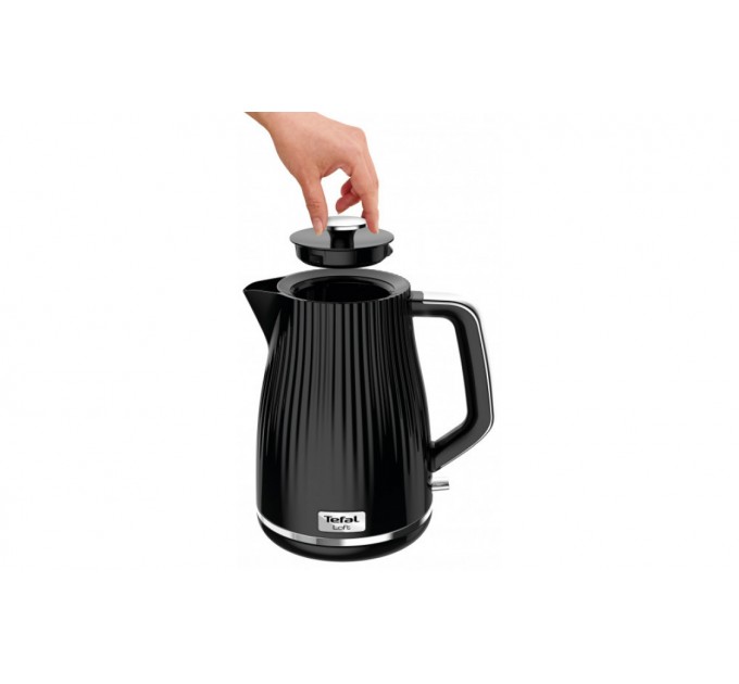 Електрочайник Tefal Loft 1.7л, Strix, пластик, чорний