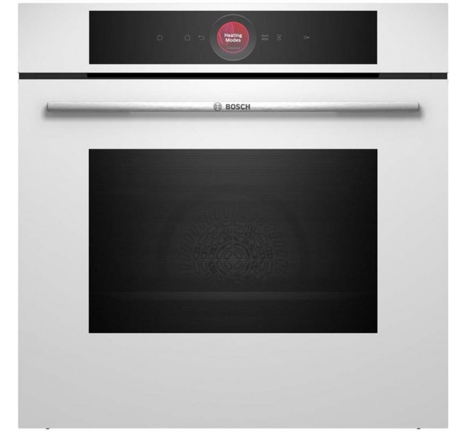 Духовой шкаф Bosch электрический, 71л, A+, дисплей, конвекция, пиролиз, белый
