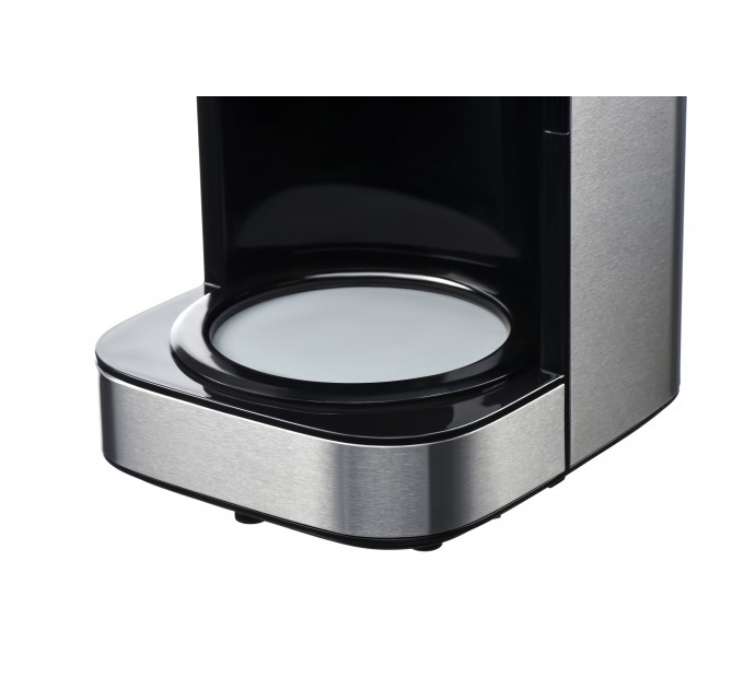 Кавоварка ARDESTO крапельна 1.5л, мелена, чорно-сріблястий