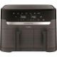 Мультипечь Moulinex Dual Easy Fry, 2700Вт, чаша-5.2+3.1л, сенсорное управл., 2 чаши, гриль, пластик, темно-серый