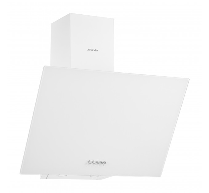 Вытяжка ARDESTO наклонная, 60см, 900м3ч, стекло, 2х1Вт LED, кнопочное, белый