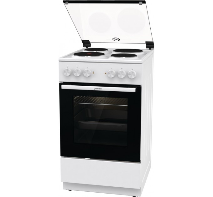 Плита Gorenje электрическая , 68л, 50x60см, гриль, белый