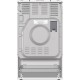 Плита Gorenje газовая, 67л, 50x60см, дисплей, IconLed, чугун, белый