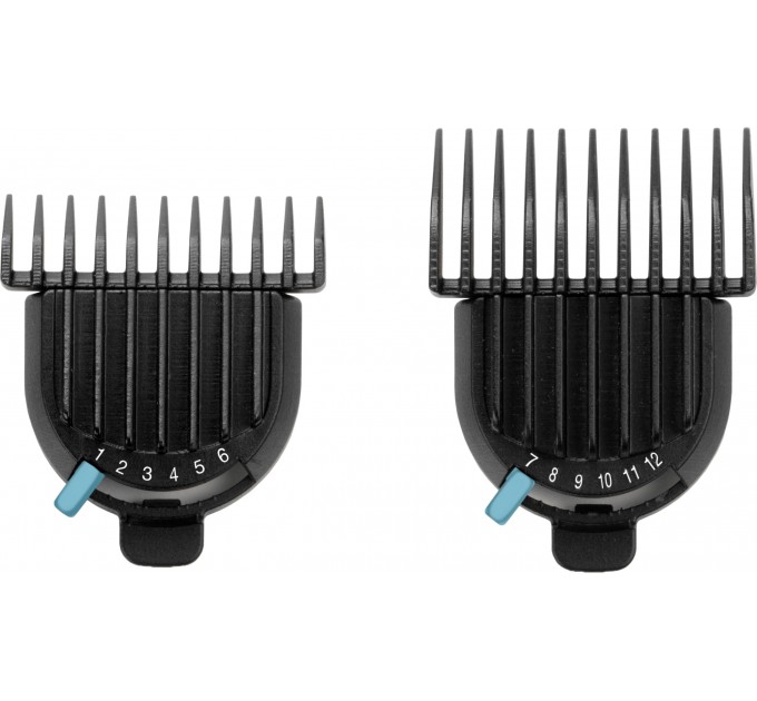 Тример Babyliss Super-X Metal Black Edition для усов и бороды, акум., насадок-2, сумка для хранения, подставка, сталь, черный