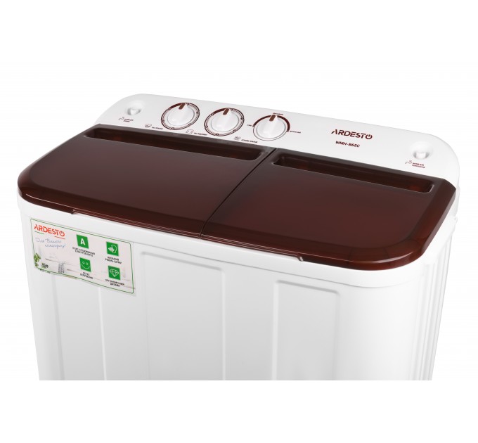 Стиральная машина ARDESTO полуавтомат., 6.5кг, 1350, A, 41см, отжим, белый