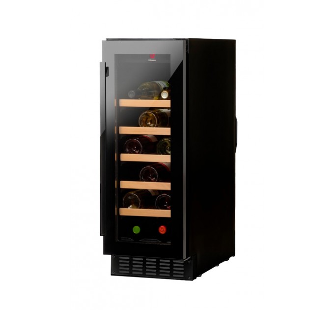 Холодильник Hansa для вина, 82x29.5х61.5, холод.отд.-57л, зон - 1, бут-20, ST, дисплей, черный
