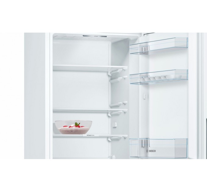 Холодильник Bosch с нижн. мороз., 186x60x65, xолод.отд.-215л, мороз.отд.-94л, 2дв., А++, ST, белый
