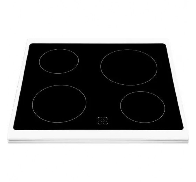 Плита Hansa электрическая стеклокерамическая, 60х60см, 62л, дисплей, белый