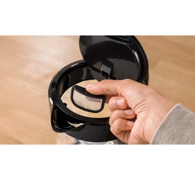 Електрочайник Bosch 1.7л, скло, чорний