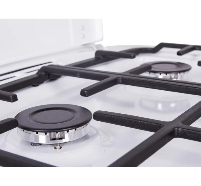 Плита Hansa комби, 62л, 50x60см, конвекция, чугун, белый