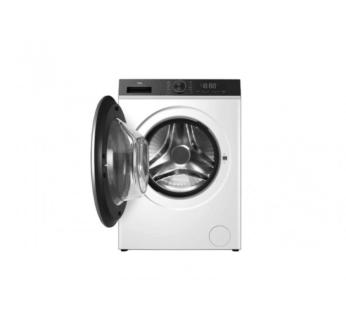 Пральна машина TCL фронтальна, 8кг, 1400, A+++, 53см, дисплей, пара, інвертор, білий