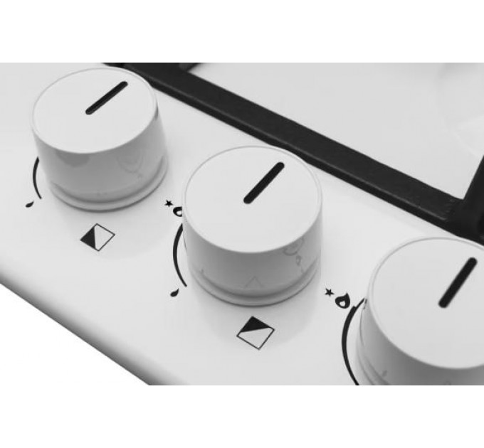 Варочная поверхность Hansa газовая, 60см, чугун, белый