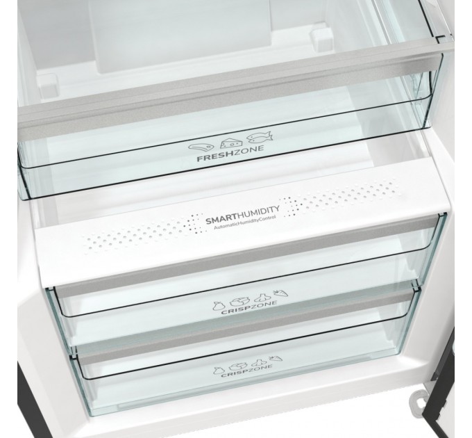 Холодильная камера Gorenje, 185x60х66, 398л, А++, дисплей, зона св-ти, черный