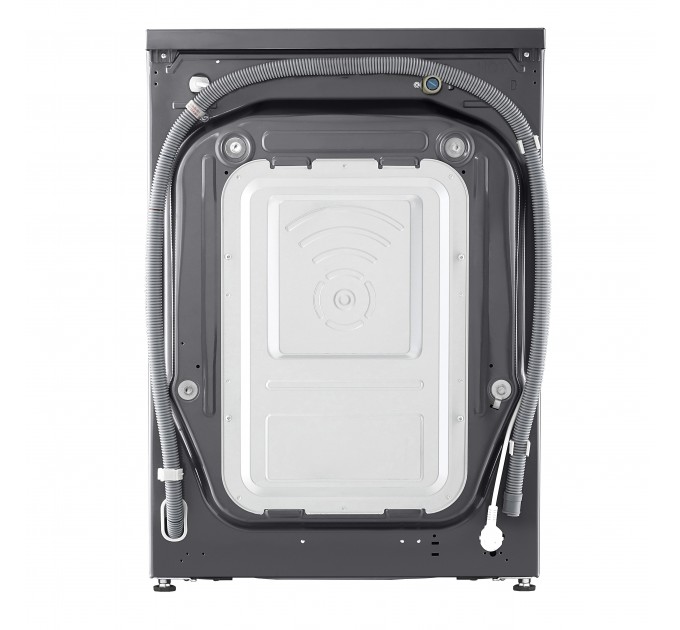 Стиральная машина LG фронтальная, 9кг, 1200, A, 48см, дисплей, пар, инвертор, черный