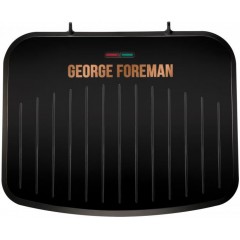Гриль George Foreman прижимной Fit Grill Copper Medium 1630Вт, темп. режимов-1, пластик, черный
