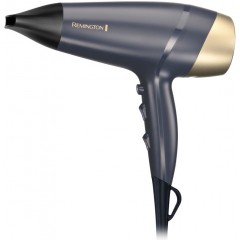 Фен Remington Sapphire Luxe , 2200Вт, режимов-3, дифузор, иониз-я, хол. обдув, сапфировый