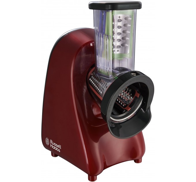 Мультирезка Russell Hobbs Desire Slice&Go, 200Вт, 3 насадки, корпус-пластик, крассный