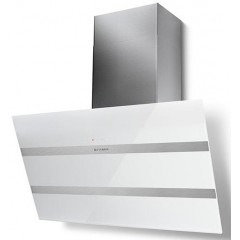 Вытяжка Faber наклонная, 80см, 1219м.куб/ч, Steelmax Ev8 Led Wh A80, белый/нерж