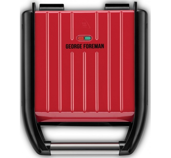 Гриль Russell Hobbs прижимной Compact Steel 1200Вт, темп. режимов-1, металл, крассно-черный