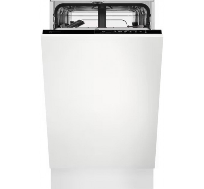Посудомийна машина Electrolux вбудована, 9компл., F, 45см, інвертор, чорний