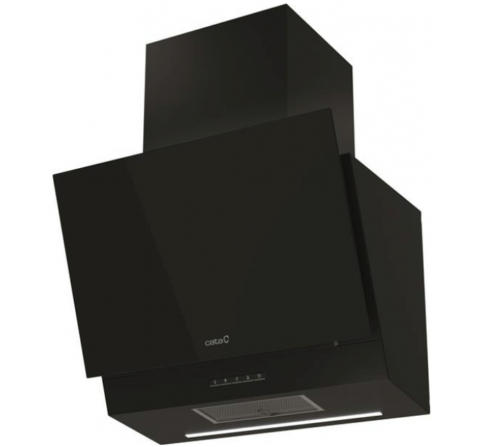 Вытяжка наклонная Cata, 60см, 1350м.куб/ч, Thalassa 600 xgbk, черный