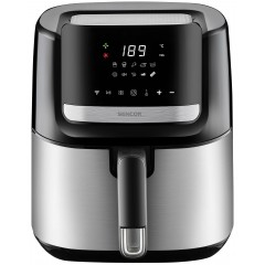 Мультипіч Sencor Vita Fryer, 1600Вт, чаша-6,5л, сенсорне керув., 10 програм, пластик, нерж. сталь-чорний