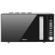 Мікрохвильова піч ARDESTO, 20л, електр.керув., 800Вт, дисплей, відкр.ручкою, чорний