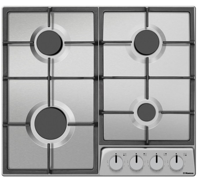 Варочная поверхность Hansa газовая, 59см, чугун, нерж