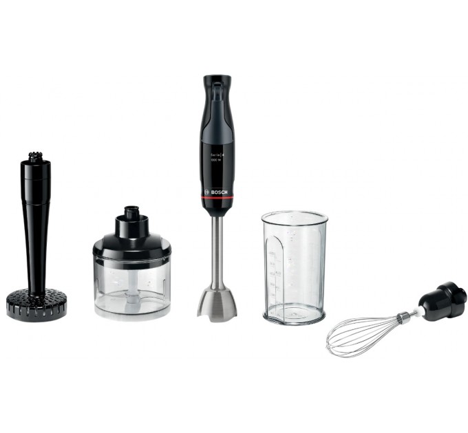 Блендер Bosch заглибний 1000Вт, 4в1, чорний