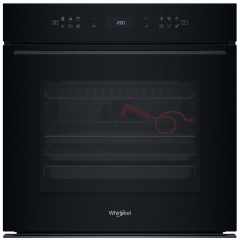 Духова шафа Whirlpool електрична, 73л, A+, дисплей, конвекція, піроліз, телескопічні напрямні, чорний