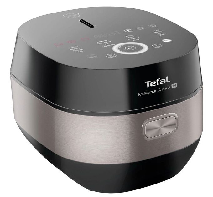 Мультиварка Tefal Multicook&Bake IH, 1500Вт, чаша-5л, электронное управл., металл/пластик, черный